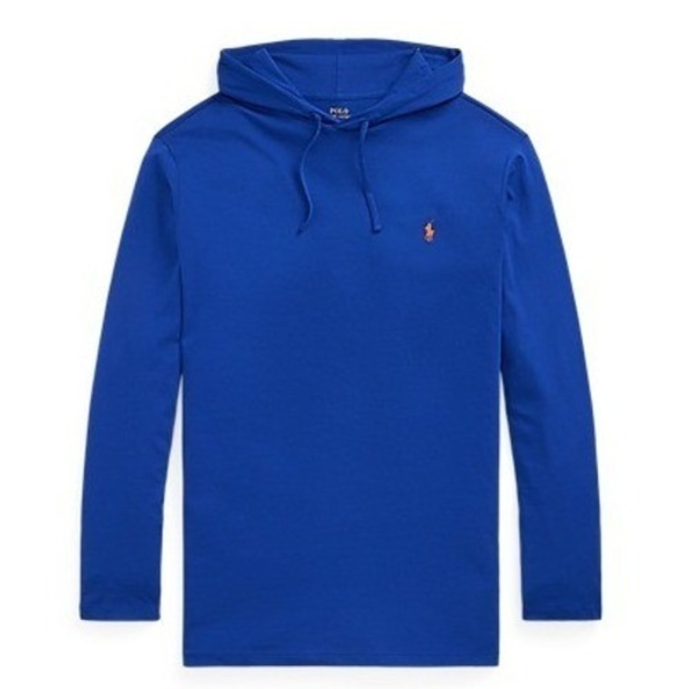 Polo Ralph Lauren Mens 3X BIG BLUE Long Sleeve Hooded T-Shirt~NWT